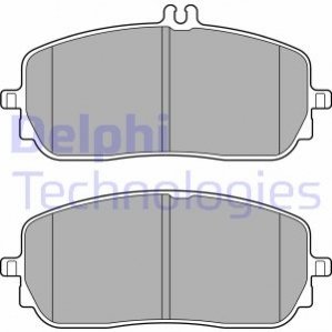 Комплект тормозных колодок, дисковый тормоз DELPHI LP3437