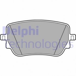 Комплект тормозных колодок, дисковый тормоз DELPHI LP3439 (фото 1)