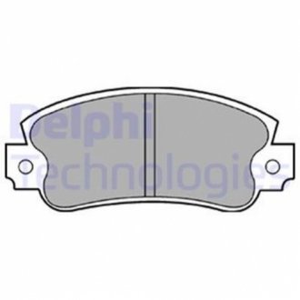 Комплект тормозных колодок, дисковый тормоз DELPHI LP353 (фото 1)