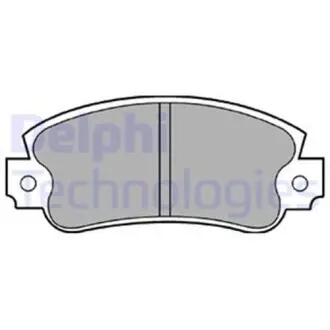 Комплект тормозных колодок, дисковый тормоз DELPHI LP353