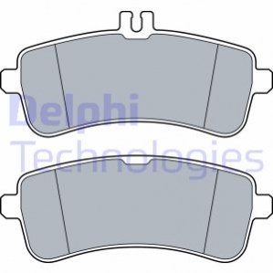 Комплект тормозных колодок, дисковый тормоз DELPHI LP3542 (фото 1)