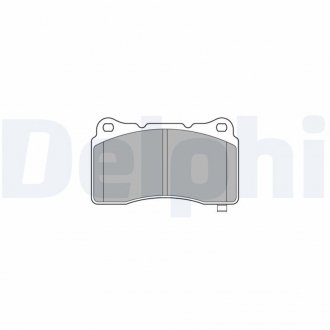 Тормозные колодки DELPHI LP3575