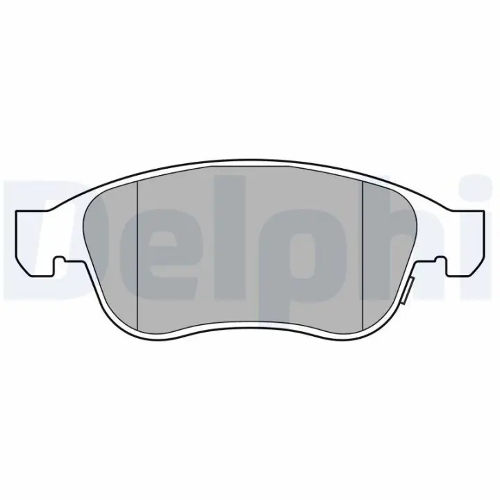 Фото 1 - Тормозные колодки DELPHI LP3588 Тормозные колодки DELPHI LP3588 (фото 1)