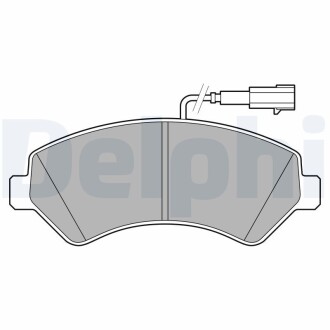 Гальмівні колодки DELPHI LP3623