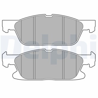 Тормозные колодки DELPHI LP3704