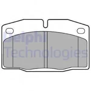 Комплект гальмівних колодок, дискове гальмо DELPHI LP415