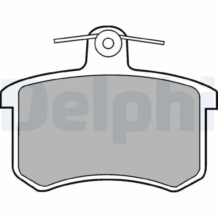 Фото 1 - Комплект тормозных колодок, дисковый тормоз DELPHI LP451 Комплект тормозных колодок, дисковый тормоз DELPHI LP451 (фото 1)