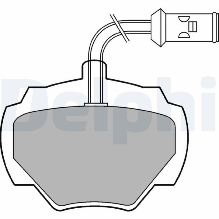Тормозные колодки DELPHI LP475 (фото 1)