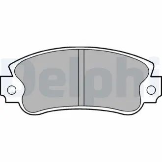 Тормозные колодки DELPHI LP509