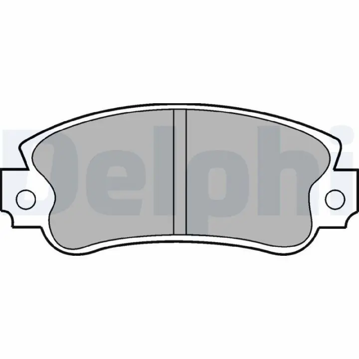 Гальмівні колодки DELPHI LP509 (фото 1)