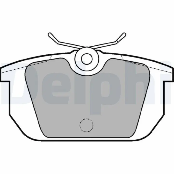 Гальмівні(тормозні) колодки DELPHI LP522 (фото 1)