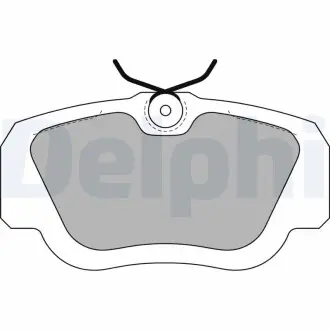 Тормозные колодки DELPHI LP597