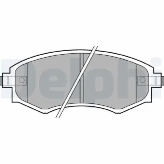 Тормозные колодки DELPHI LP606