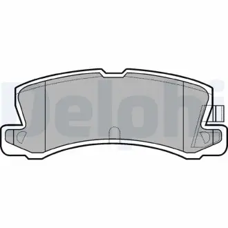 Гальмівні колодки, дискові DELPHI LP611