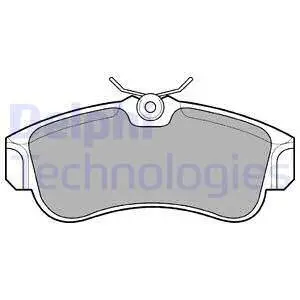 Комплект тормозных колодок, дисковый тормоз DELPHI LP616
