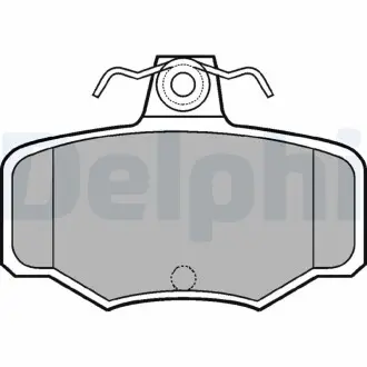 Тормозные колодки DELPHI LP617