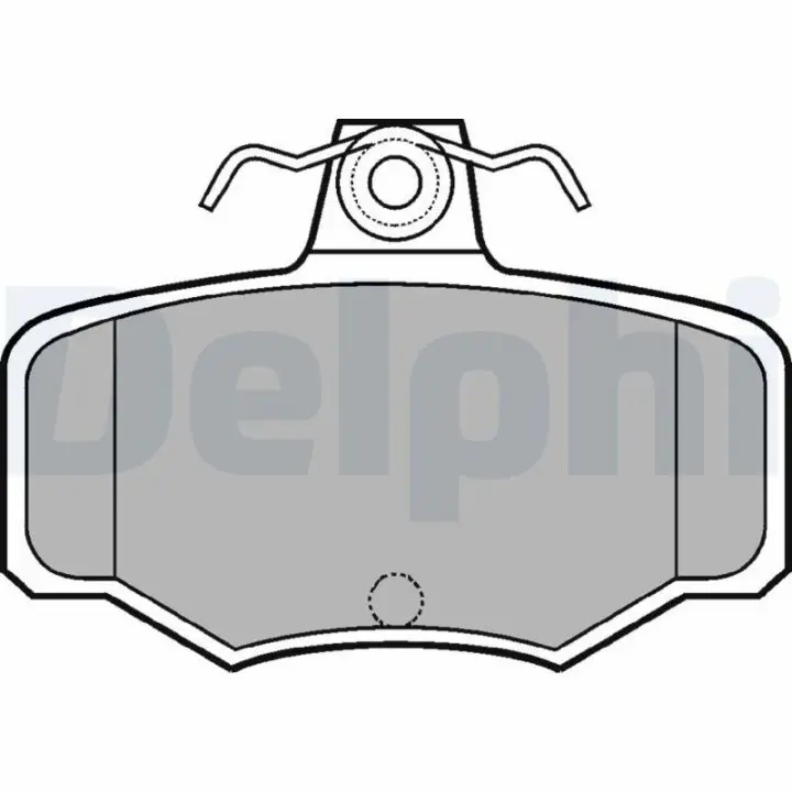 Тормозные колодки DELPHI LP617 (фото 1)
