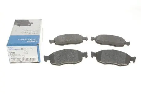 Комплект тормозных колодок, дисковый тормоз DELPHI LP782