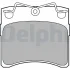 Комплект гальмівних колодок, дисковий гальмо DELPHI LP785 (фото 1)