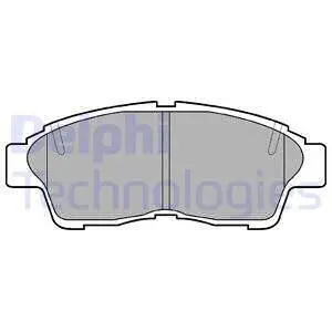 Комплект гальмівних колодок, дискове гальмо DELPHI LP789