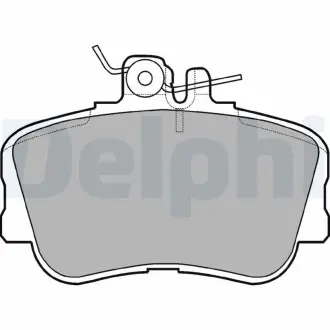 Тормозные колодки DELPHI LP881