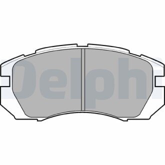 Комплект тормозных колодок, дисковый тормоз DELPHI LP930