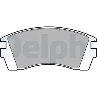 Комплект гальмівних колодок, дискове гальмо DELPHI LP952