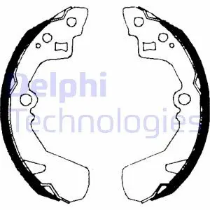 Комплект тормозных колодок DELPHI LS1685