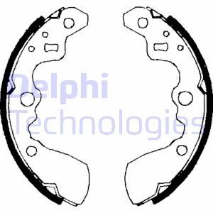 Комплект тормозных колодок DELPHI LS1710