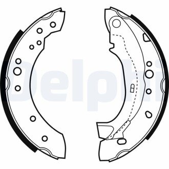 Комплект гальмівних колодок DELPHI LS1921