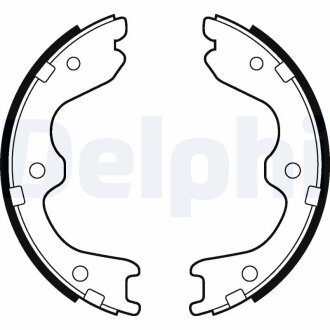 Колодки гальмівні барабанні (комплект 4 шт) DELPHI LS2029