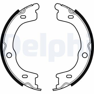 Комплект гальмівних колодок, стоянкова гальмівна система DELPHI LS2048