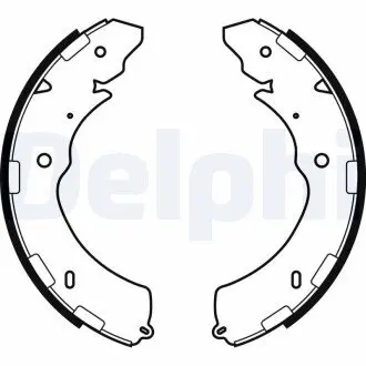 Комплект тормозных колодок DELPHI LS2064