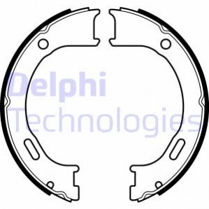 Комплект гальмівних колодок, стоянкова гальмівна система DELPHI LS2076