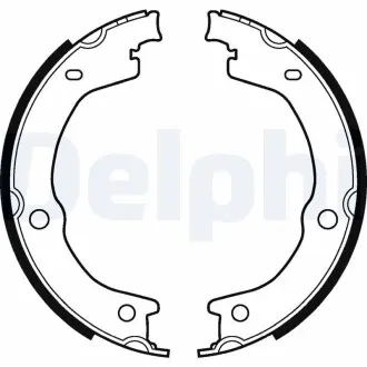 Тормозные колодки барабанные DELPHI LS2118