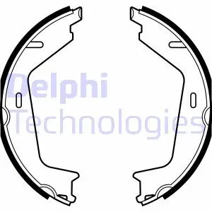 Комплект тормозных колодок DELPHI LS2144
