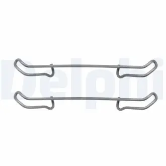 Комплектующие, колодки дискового тормоза DELPHI LX0076