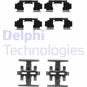 Комплектующие, колодки дискового тормоза DELPHI LX0130
