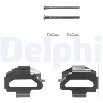 Комплектующие, колодки дискового тормоза DELPHI LX0150