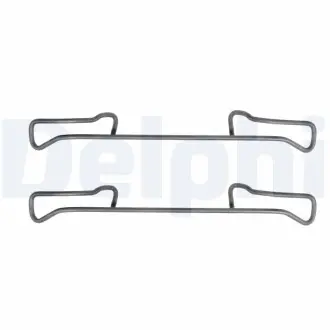 Комплектующие, колодки дискового тормоза DELPHI LX0155