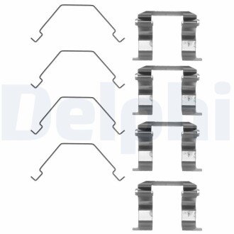 Комплектующие, колодки дискового тормоза DELPHI LX0159