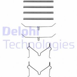 Комплектуючі, колодки дискового гальма DELPHI LX0182