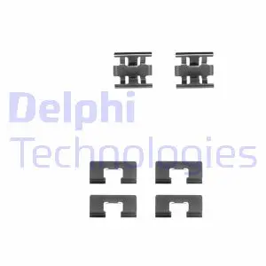 Монтажный комплект тормозных колодок 400 ii liftback DELPHI LX0196