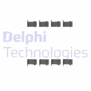 Комплектуючі, колодки дискового гальма DELPHI LX0226