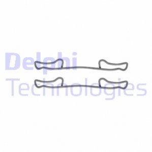 Комплектующие, колодки дискового тормоза DELPHI LX0294 (фото 1)