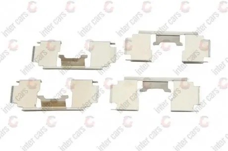 Комплектующие, колодки дискового тормоза DELPHI LX0301