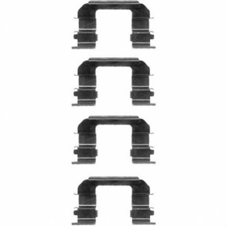 Комплектующие, колодки дискового тормоза DELPHI LX0349 (фото 1)
