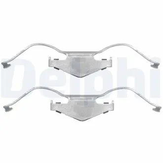 Комплектующие, колодки дискового тормоза DELPHI LX0353