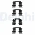 Комплектующие, колодки дискового тормоза DELPHI LX0372 (фото 1)