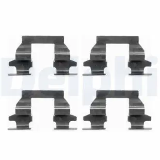 Монтажный комплект тормозных колодок x-trail ii (t31) DELPHI LX0446